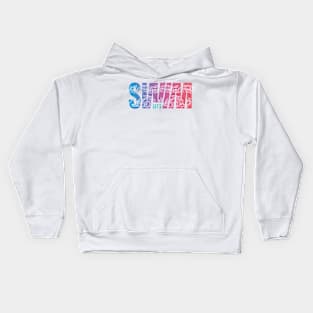 Swim Creative Waves Design Kids Hoodie